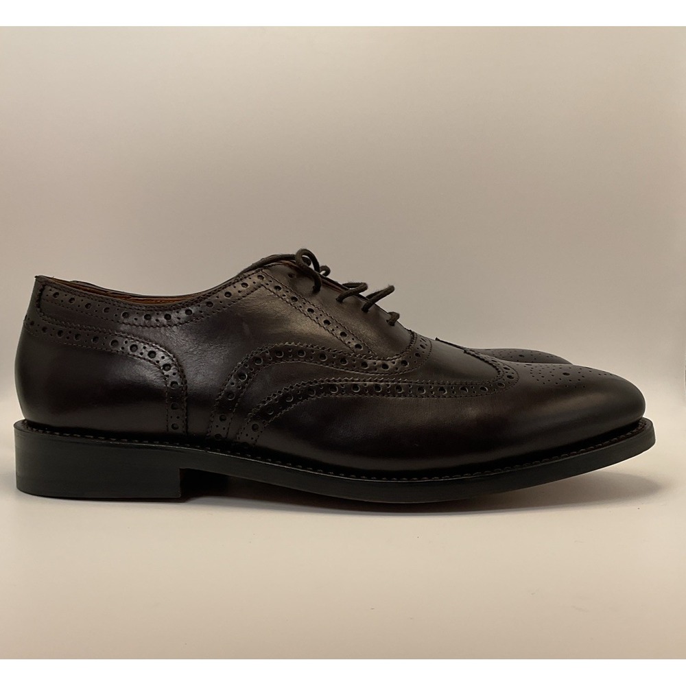 Allen Edmonds Hendrix Wingtip Oxford Chestnut Brown Men's Dress Shoes Size 13 D